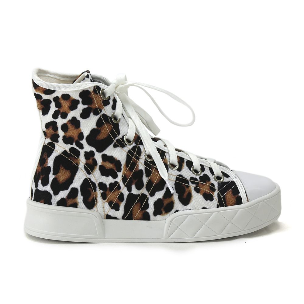 Tênis botinha animal print - anamello