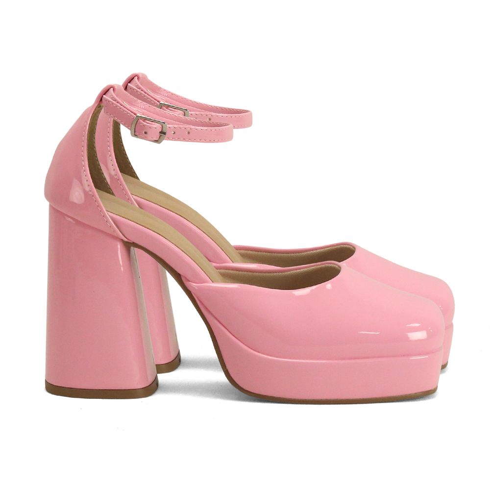 Sapato Boneca Sapato Meia Pata Pink Looks Loja De Sapato Rosa Pink